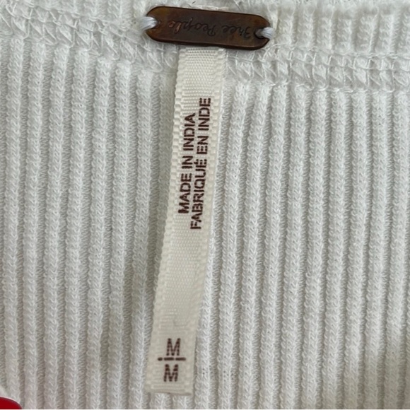 Free People Love Too Much top in white M - Picture 4 of 5